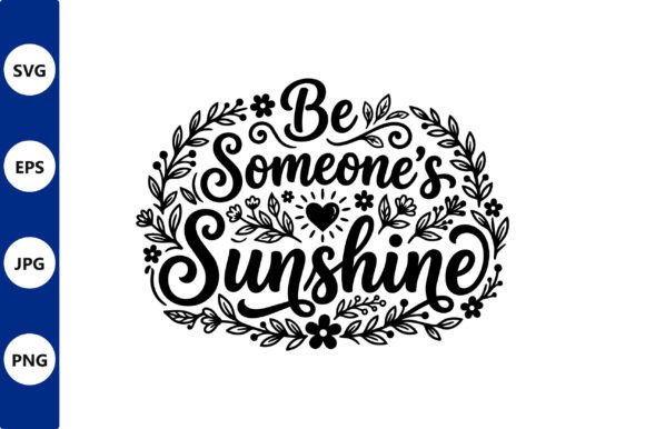 Be Sunshine Floral Wreath Hand Lettered Review