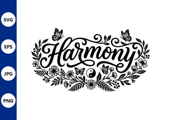 Floral Harmony Yin Yang Emblem Vector Review