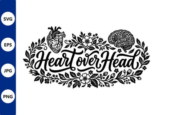 Floral Heart and Brain Vector Review