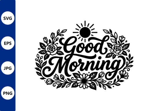 Floral Wreath Good Morning with Sun Embroidery Review