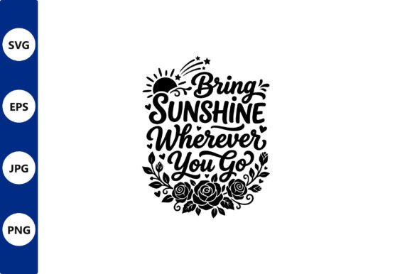 Sunshine Floral Typography Review