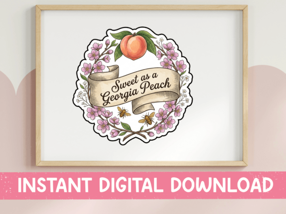 Sweet As a Georgia Peach Floral Badge Review