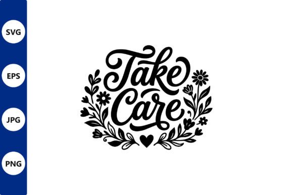 Take Care Floral Wreath Hand Lettering: A Designer's Review